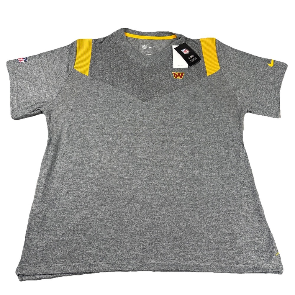 Washington Commanders NFL Gray Sideline Player S.S. T-Shirt 3XL-XXXL/Nike/NWT!!